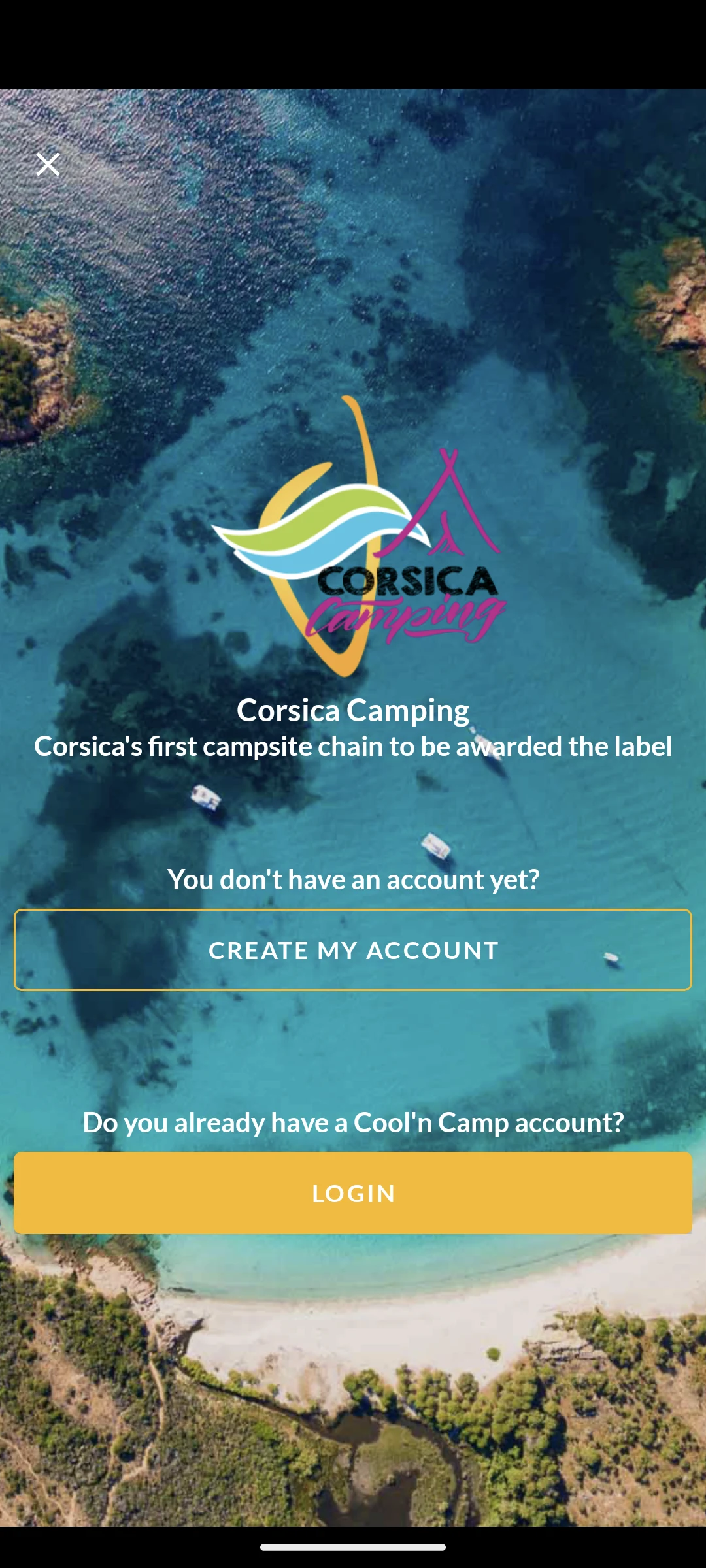 Corsica Camping screenshot