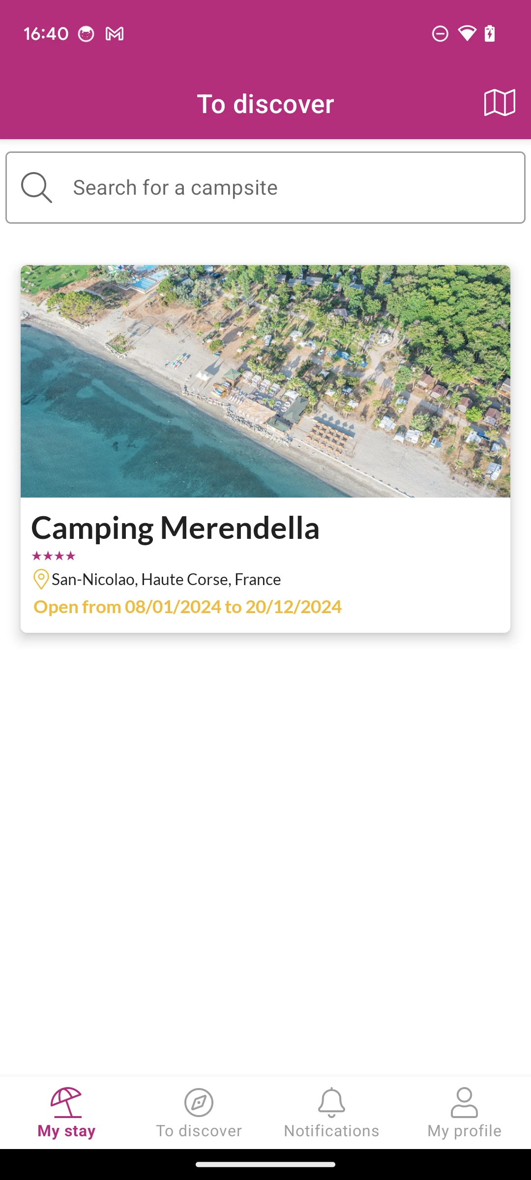 Corsica Camping screenshot